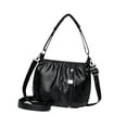 thumbnail image 2 of 3xHobo Bolso Para Mujer Cuero PU Casual Gran Capacidad Bolso Bandolera Ligero Negro, 2 of 8
