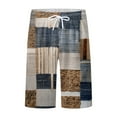 thumbnail image 5 of CHENge Swim Shorts Men Breathable Floral Swim Trunks Quick Dry 4th Of July Swim Trunks with Pockets Stretch Fabric Swimwear Bathing Suits, 5 of 6