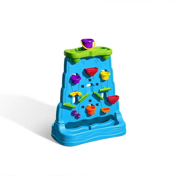 Step2 Waterfall Discovery Muro d'Acqua con Labirinto | Water Table | Tavolo d'Acqua/Giochi d'Acqua per Il Giardino | incl Set di Accessori da 13 Pezzi