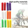 thumbnail image 4 of QHUDLV Bicycle Colored Soft Rubber Handlebar Grips Cover Anti Slip Accessories, 4 of 9