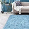 thumbnail image 5 of LOCHAS Soft Indoor Modern Area Rugs Fluffy Carpets for Living Room Bedroom Home Decor Nursery Rug, 5.3'x7.5',Cobalt Blue, 5 of 7