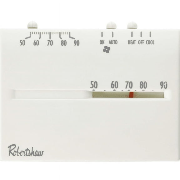 Robertshaw New 9200H White 24V Mercury Free Horizontal Mount Thermostat
