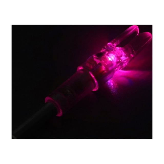 3PCS Extérieur Éclairé Nocks, Durable PE Automatique Éclairé Nocks Queue Lumineuse pour 6.2mm Diamètre Interne Arbre de Tir à l'Arc