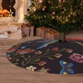 thumbnail image 2 of Cauagu 36" Christmas Tree Skirt Humming Bird Pattern Christmas Tree Decorations Tree Mat for Xmas Decorations Occasion Holiday Home Decor -36", 2 of 7