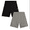Black/Griffin, variant on RBX Boys' Athletic Shorts - 2 Pack Performance Jersey Gym Shorts with Elastic Waistband (Sizes: 8-16)
