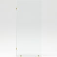 thumbnail image 2 of DV-1SD0221G Single Fixed Glass Panel For Shower 32"×78", Thick Frameless Tempered Safety Glass Shower Screen, 2 of 15