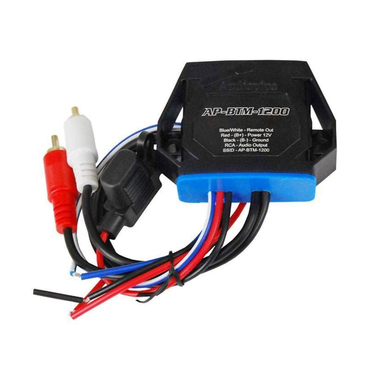 Audiopipe AP-BTM-1200 Marine Stereo Bluetooth Audio Receiver Amplifier Converter