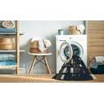 thumbnail image 2 of Ahgly Company Machine Washable Indoor Rectangle Transitional Night Blue Area Rugs, 7' x 10', 2 of 7