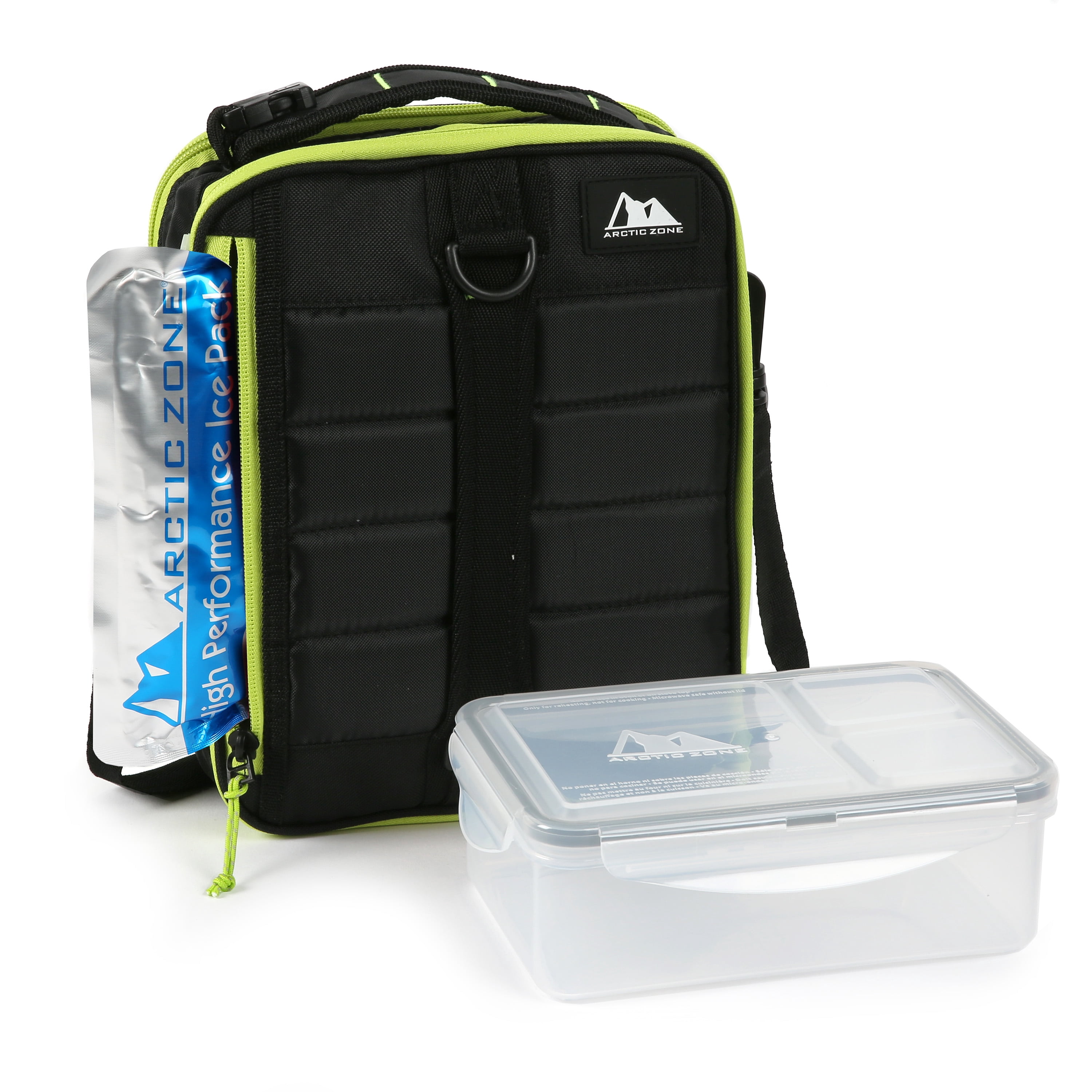 Arctic Zone High Performance Ultimate Expandable Lunch Bag, Black