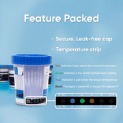 Prime Screen - 5 Panel Instant Urine Drug Testing Cup Kit _ [50 Pack] T-154