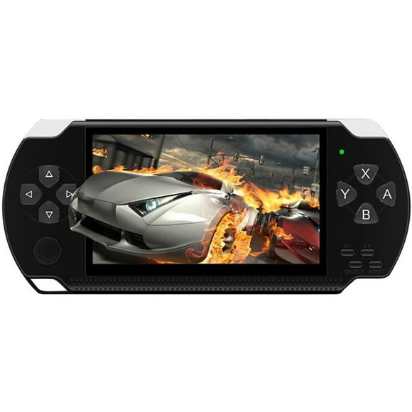 PSP Handheld Game Machine X6 Updated Version, 8GB , 4 inch High Definition Color Screen, Over 3000 Free Games-Black