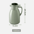 thumbnail image 4 of Thermal Kettle Household Digital Display Coffee, Glass Liner Vacuum Flasks Large Capacity Water Bottle White 1L, 4 of 4