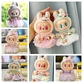 thumbnail image 2 of Miniropa de felpa para muñecas, traje de 17cm, accesorios para Kpop, Exo, Labubu I II, Idol, sit party, falda con lentejuelas, 2 of 5