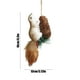 thumbnail image 3 of Mini adornos para árbol de Navidad, lindas ardillas realistas, figuras colgantes, piñas, adornos colgantes, animales del bosque, ardillas de espuma, 3 of 6