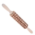 thumbnail image 2 of Rolling Pin de madera hermoso rodillo de impresión para la tienda de inicio Hornear (patrón de gato), 2 of 7