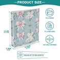thumbnail image 6 of ALAZA Bows Floral Hardcover 3 Ring Binder 1.5" Round Rings Interior Pockets Binders Organizer 1 Pack, 6 of 9