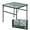 Green, variant on Square Folding Table, Easy for Storage, Compact and Portable Picnic Table for Grill, Outdoor Camping, Garden, Patio, Dining, BBQ, Party, Market and Card Table, 27.2 L×27.2W inches