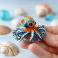 thumbnail image 5 of Coollooc Octopus Bead Embroidery Kit, DIY Animals Three-Dimensional Beadwork Craft Kit with Full-Color Instruction Sheet, Beginner-Friendly Sea Creature Beaded Embroidery Kits, for Craft Lover(C), 5 of 7