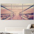 thumbnail image 2 of wall26 Canvas Print Wall Art Set Retro Vintage Path to Beach Shore Nature Wilderness Photography Realism Rustic Scenic Colorful Landscape for Living Room, Bedroom, Office - 16"x24"x3, 2 of 5