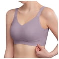 thumbnail image 1 of MIASHUI Bras for Women Small Collection Sagging Thin Thin Traceless Rabbit Ears Bra Underwear, 1 of 5
