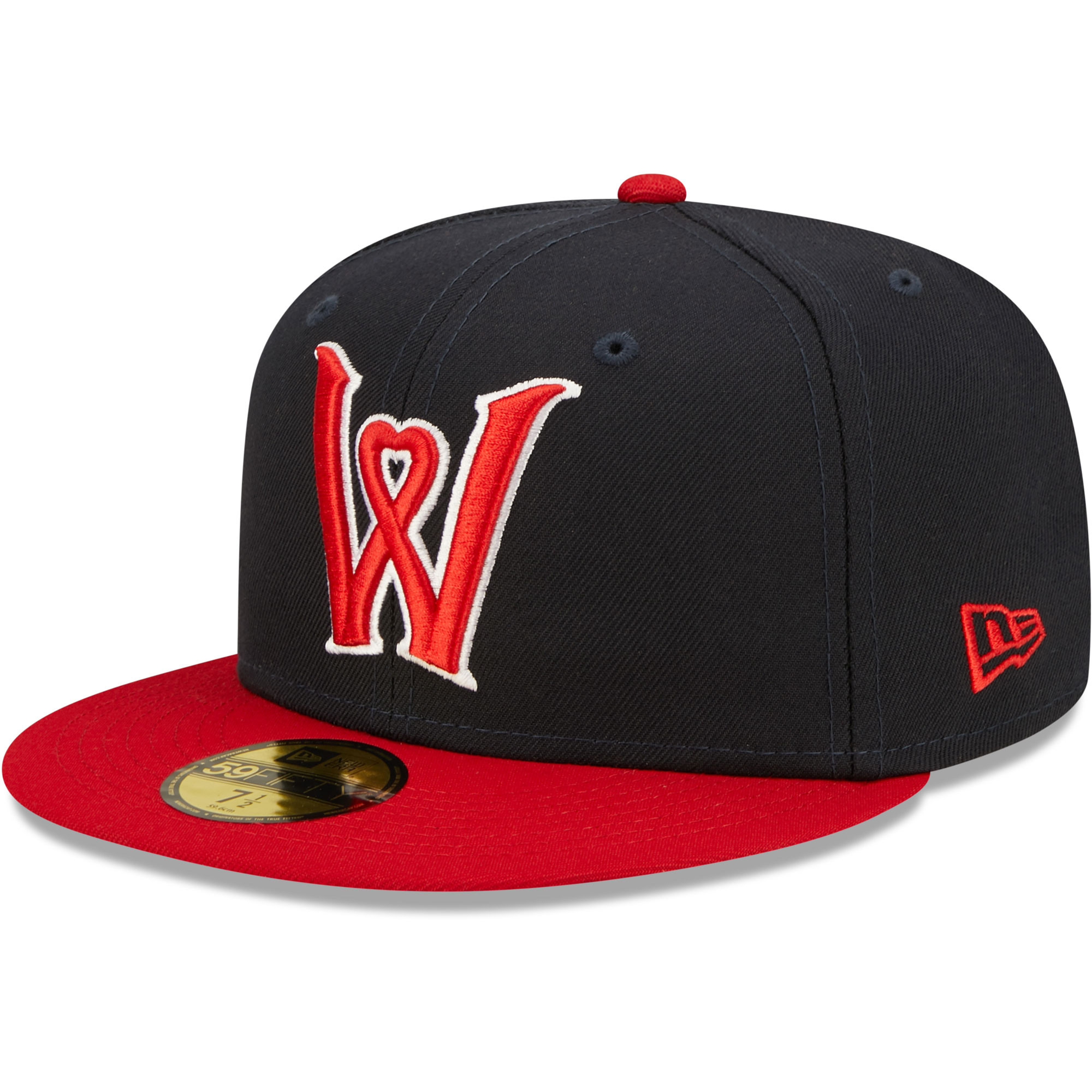 Men's New Era Navy Worcester Red Sox Authentic Collection Team