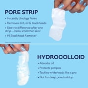 Biore Witch Hazel Ultra Deep Cleansing Blackhead Remover Pore and Nose Strips for Skin Care, 6 ct