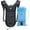 Black, variant on /Trailrunner Hydration Backpack - Lightweight Water Pack with 2L/3L Bladder for Hiking, Running, Cycling, Biking - 2L/18L/22L Sizes - Sewn-in Rain Cover - Fits Men and Women