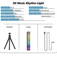 thumbnail image 5 of 3d Rgb Rhythm Light Colorful Music Ambient Light Table Dimmable Lamp, 5 of 5
