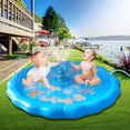 thumbnail image 3 of Almohadilla rociadora de 67 pulgadas juguetes acuáticos almohadilla rociadora de agua inflable redonda diversión para niños, 3 of 8
