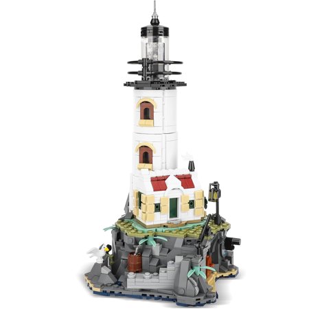 Syrinx Ideas Lighthouse Building Set for Boys Girls Compatible with Lego