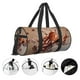 thumbnail image 3 of Balery Coffee Beans Chocolate Splash Bolsa de Gimnasio para Mujeres y Hombres, Bolsa de Viaje Impermeable, Bolsa de Fin de Semana con Compartimento para Zapatos y Bolsillo Húmedo, 3 of 6