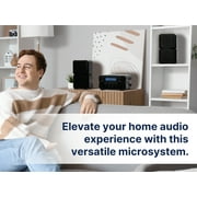 Emerson ES-4001 Bluetooth® CD Microsystem, Black
