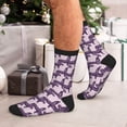 thumbnail image 7 of Pofeuu Leopard Print Print Crew Socks, Adult Running Hiking Socks for Youth and Adult, 7 of 7