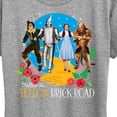 thumbnail image 3 of Wizard of Oz - Follow the Yellow Brick Road - Women's Short Sleeve Graphic T-Shirt, 3 of 5