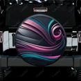 thumbnail image 1 of Dazzling Abstract Design Polyester Universal Spare Wheel Tire Cover Wheel Covers for Trailer RV SUV Truck Camper, 1 of 5
