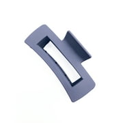 Time and Tru Womens Hair Claw Clip 2-Pack, Black Grey