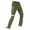 #02Army Green, variant on Mens Hiking Convertible Pants Outdoor Waterproof Quick Dry Zip Off Lightweight Fishing Pants Brown L