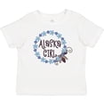 thumbnail image 3 of Inktastic Alaska Girl Forget-me-not Flower Girls Baby T-Shirt, 3 of 5
