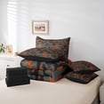 thumbnail image 6 of jejeloiu Abstract Camouflage 7-Piece Twin Bedding Sets,Rustic Camo Bedding Comforter Set,Orange Green Black Sheet Sets For Boys Kids,Microfiber Bedroom Decor Reversible, 6 of 8