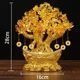 thumbnail image 1 of Nvzi Árbol del dinero Feng Shui de citrino/cristal amarillo con macetas de dragón chino, estilo B, grande, 1 of 2