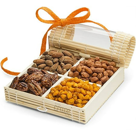 - Simply Crave Nut Gifts, Gourmet Food Gift, Nuts Tray Gift Assortment, Sweet & Savory (Small)