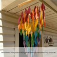 thumbnail image 4 of Naiovety Campanillas de viento para ventana, patrón vívido, flotante, colgante para colgar en la pared, adorno giratorio colorido para Jardín y Patio, 4 of 6