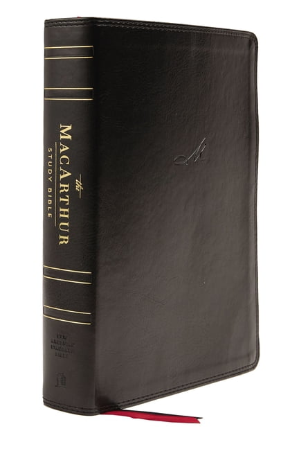 Nasb, MacArthur Study Bible, 2nd Edition, Leathersoft, Black, Thumb Indexed, Comfort Print : Unleashing Gods Truth One Verse at a Time Hardcover