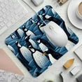 thumbnail image 2 of Penguin Square Desk Mat Gaming Mouse Pad, 8.3x9.8 Inch Non-Slip Rubber Bottom Printed Design - Suitable for Office and Gaming, 2 of 6