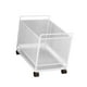 thumbnail image 5 of Cesta para la colada con ruedas para la entrada Blanco, 5 of 9