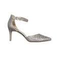 thumbnail image 4 of Womens Bandolino Ginata Ankle Strap Pumps, Gold, 4 of 5