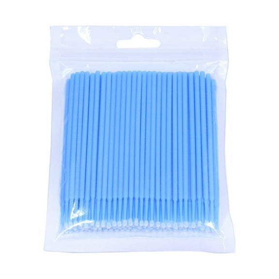 100PCS Multipurpose Micro Applicators for Beauty Tools - Disposable Makeup Brushes for Eyelash Extensions and Precision Application