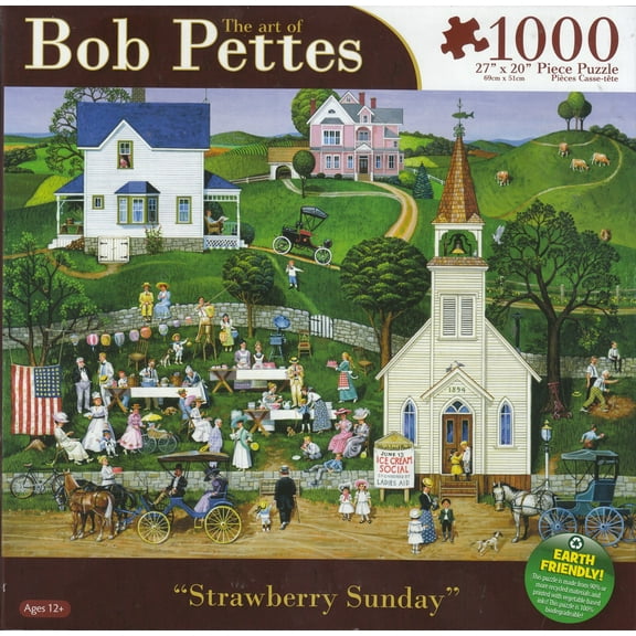 Strawberry Sunday 1000 Piece Puzzle