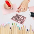 thumbnail image 5 of 4 Pack Rubber Block Stamp Carving Blocks with Cutter Tools and Rubber Brayer Roller for Printmaking and More Crafts, 5 of 6