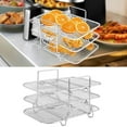 thumbnail image 1 of Friteuse Rack, Accessoires de Crémaillère Multifonctions de Chaleur Empilable pour la Maison, 1 of 8